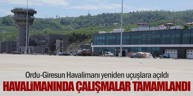 Ordu Giresun Havalimanı Uçuş Trafiğine Açıldı