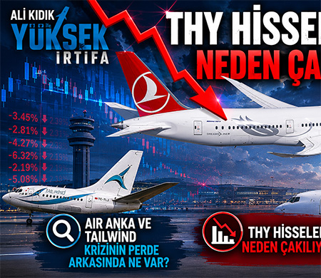 Ali Kıdık ile Yüksek İrtifa; THY Hisseleri Neden Çakılıyor? Air Anka ve Tailwind Krizinin Perde Arkasında Ne Var?