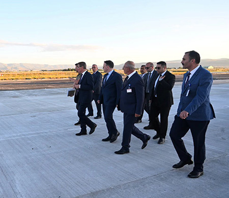 Erzurum Havalimanı’ndaki çalışmalara yerinde inceleme