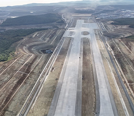 İstanbul Havalimanı'nın 4'üncü Ana Pistinde Sona Doğru