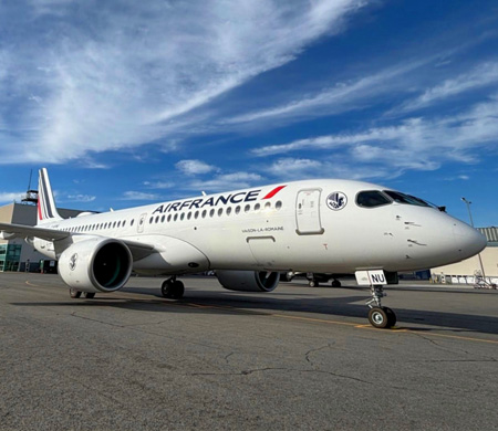 Air France, SAF ile Teslim Edilen Yeni A220’yi Filosuna Kattı