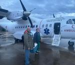 Kalp grefti askeri ambulans uçakla Ankara'ya ulaştırıldı