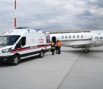 Ambulans uçak 2 günlük bebek için havalandı