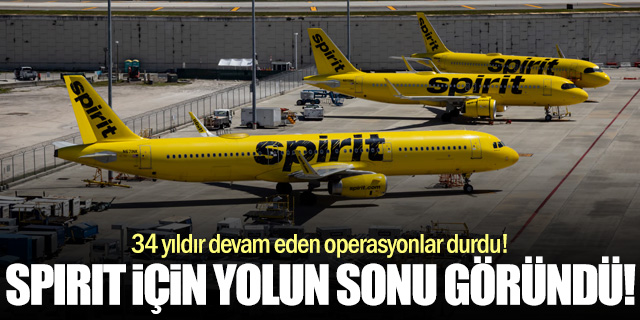 Spirit Airlines tüm operasyonlarını durdurdu!