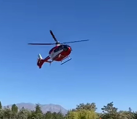 Hamile hastaya ambulans helikopter umut oldu