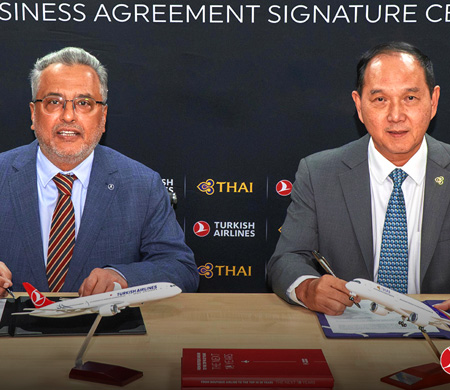 Türk Hava Yolları ile Thai Airways Arasında Stratejik İş Birliği Anlaşması
