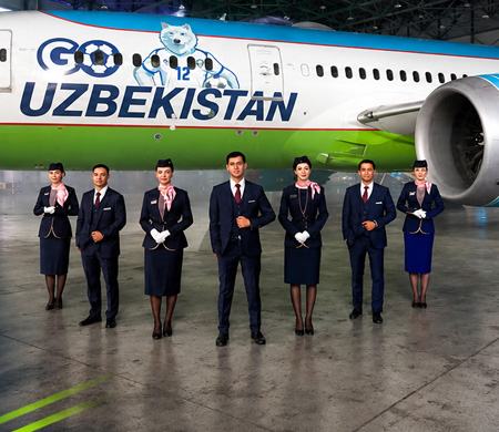Uzbekistan Airways'te Dünya Kupası Coşkusu