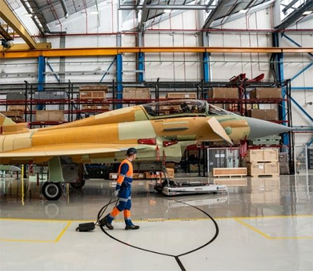 İspanya’nın İlk Halcon Eurofighter’ı Üretim Hattından Çıktı
