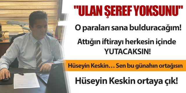 KÖŞE / ULAN ŞEREF YOKSUNU…