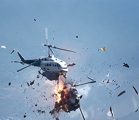 Yangın Söndürme Helikopterleri Havada Çarpıştı!
