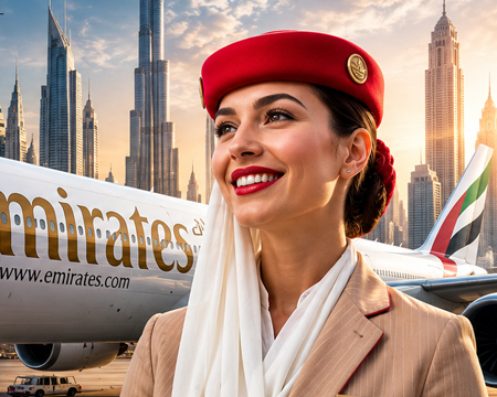 Emirates kabin memuru alımı için Türkiye'ye gleiyor