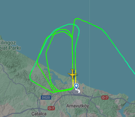 İstanbul'da hava trafiğine fırtına engeli