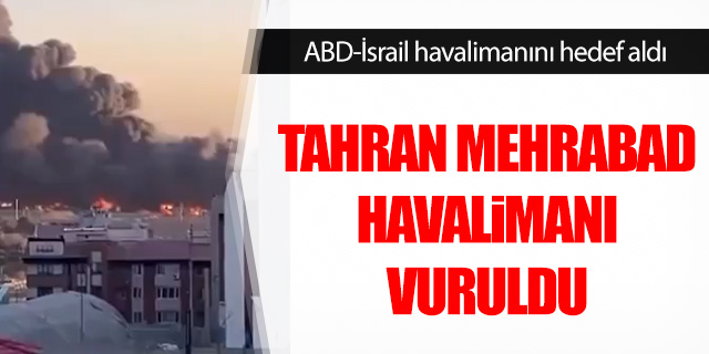İran'da havalimanı vuruldu!