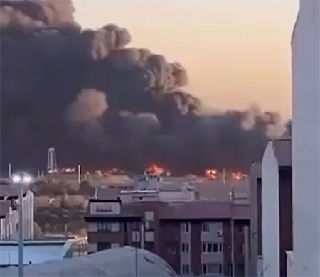 İran'da havalimanı vuruldu!