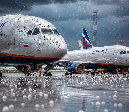Dolu Felaketi İki Airbus A320'yi Uçuş Dışı Bıraktı