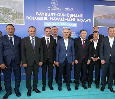 Bakan Uraloğlu, Gümüşhane - Bayburt Havalimanı'nı inceledi