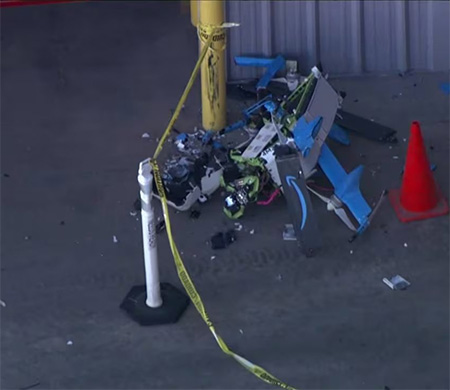 Amazon'un iki drone'u vince çarptı!