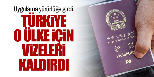 O ülkenin vatandaşları Türkiye'ye artık vizesiz girecek