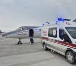 Ambulans uçak 3 aylık bebek için havalandı