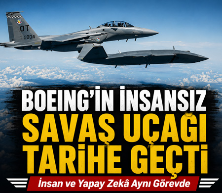 Boeing'in insansız savaş uçağı tarihe geçti