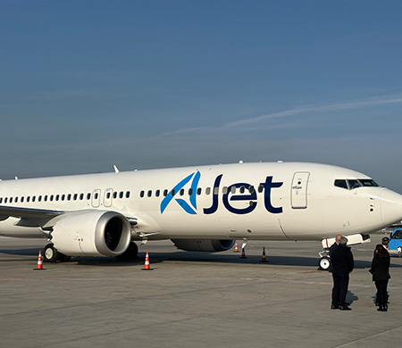 AJET yeni uçağını filoya dahil etti