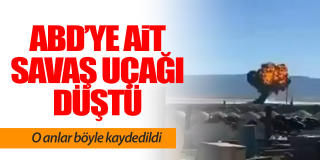 ABD'de savaş uçağı düştü