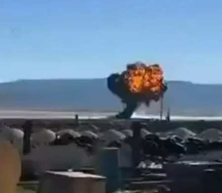 ABD'de savaş uçağı düştü