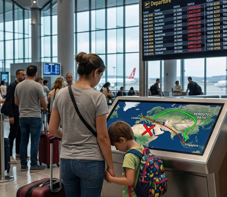 İran–İsrail–ABD Gerilimi Küresel Havacılığı Derinden Etkiliyor