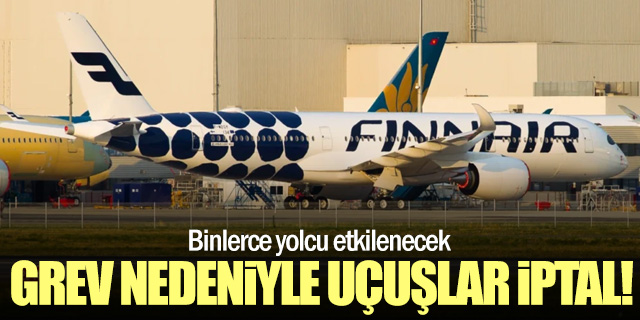 Finnair, Grev Nedeniyle 110 Uçuşunu İptal Etti