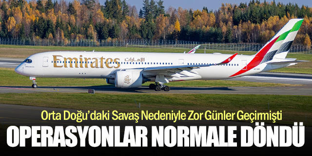 Emirates operasyonlarını toparladı