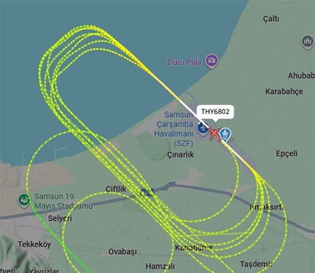 THY Pilotları Samsun'da Sınav Veriyor