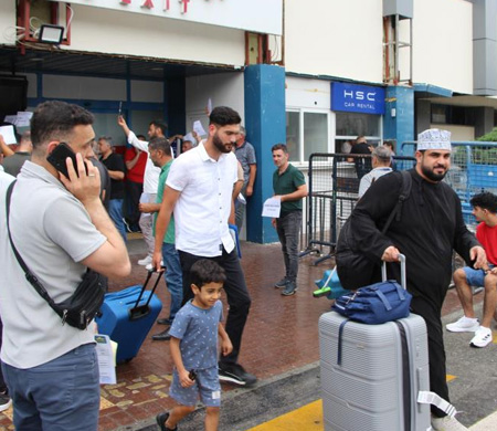 Trabzon Havalimanı'nda Arap turist yoğunluğu