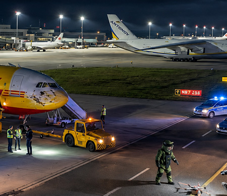 Leipzig Havalimanı'nda Drone Alarmı!