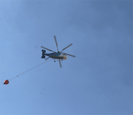 Bursa'daki yangına 3 uçak 11 helikopterle müdahale