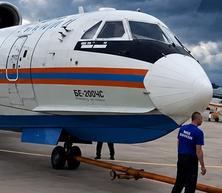 Rus Be-200ChS Uçakları Türkiye’de Yangın Nöbetinde