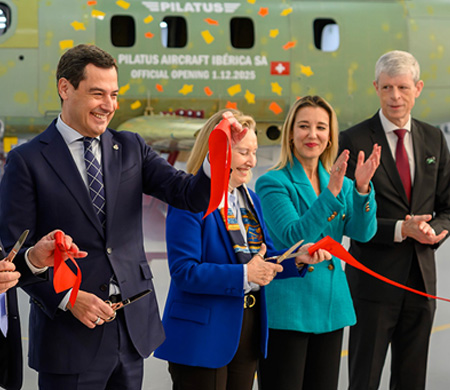 İsviçreli uçak üreticisi Pilatus, İspanya’da Yeni Üretim Tesisi Açtı