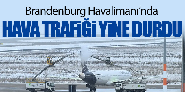 Berlin'de hava trafiği alt üst oldu