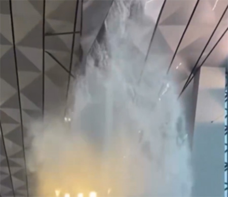 Havalimanında şoke eden anlar!