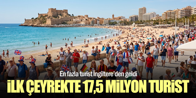 İspanya’da turizm büyümeye devam ediyor