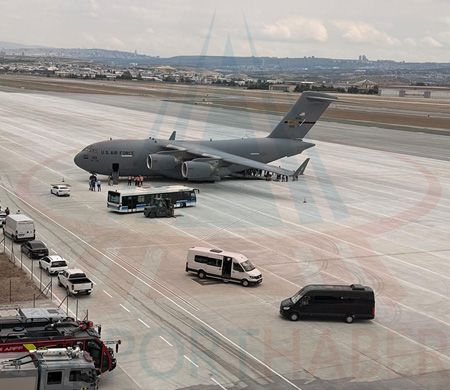 NATO Uçakları Ankara'ya İnmeye Başladı