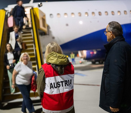 Avusturya, Orta Doğu’dan 560’tan fazla kişiyi tahliye etti