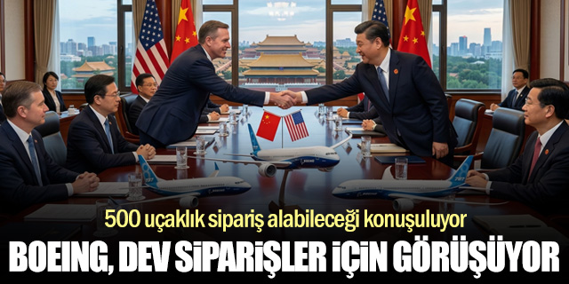 Boeing, dev uçak siparişleri için görüşmeler yürütüyor