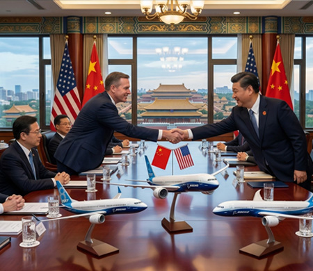 Boeing, dev uçak siparişleri için görüşmeler yürütüyor