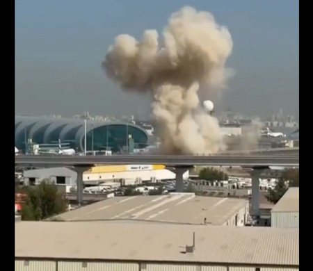 Dubai Havalimanı İHA ile vuruldu!