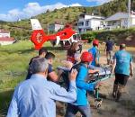 Ambulans helikopter 70 yaşındaki hasta için havalandı