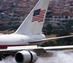 ABD Başkanı Trump'ı taşıyan uçak Ankara'ya iniş yaptı