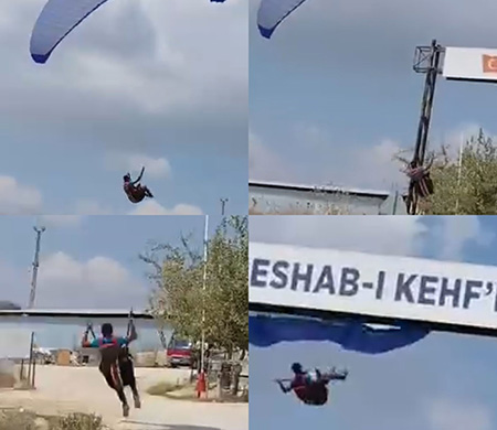 Mersin'de iki ayrı paraşüt kazası