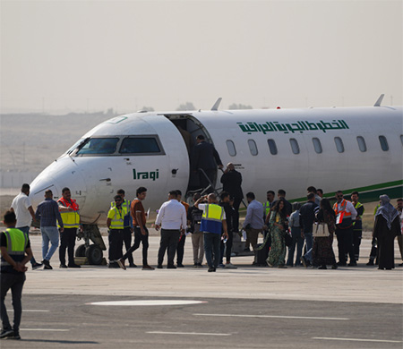 Musul Havalimanı’na 11 yıl sonra ilk uçak indi
