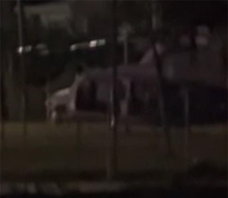 ABD’ye ait askeri helikopter beyzbol sahasına indi