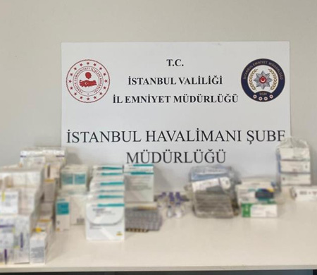 İstanbul Havalimanı'nda kaçak ilaç operasyonu